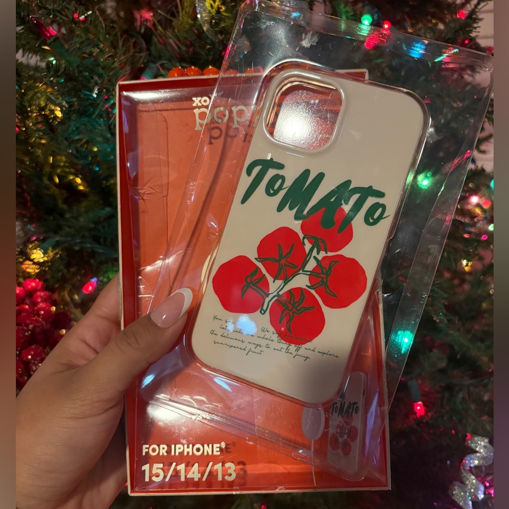 🍅 Poppy MagSafe iPhone Case – Tomato Design | iPhone 13/14/15